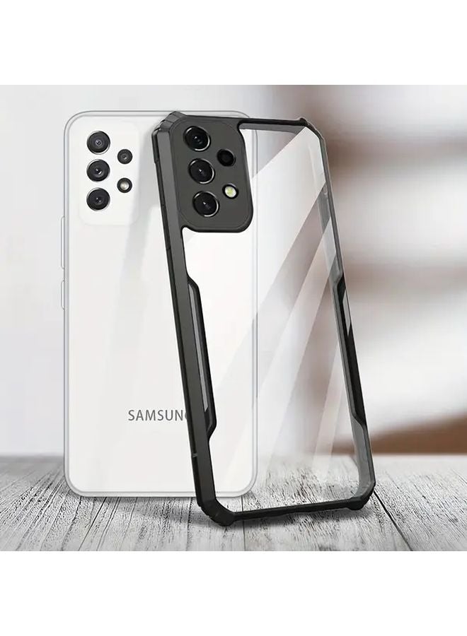 Black Shockproof Phone Case for Samsung Galaxy A52 5G Durable Transparent Cover - Image 2